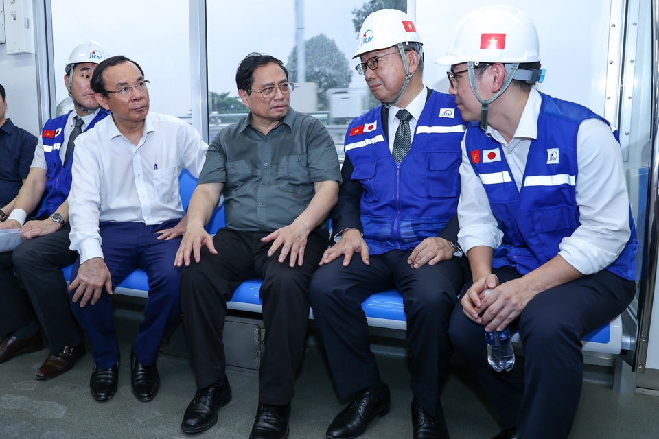 Metro Bến Th&agrave;nh - Suối Ti&ecirc;n đang trong giai đoạn thử nghiệm số 5 v&agrave; giai đoạn thử nghiệm số 6 trong quy tr&igrave;nh thử nghiệm gồm 8 giai đoạn - Ảnh: VGP/Nhật Bắc