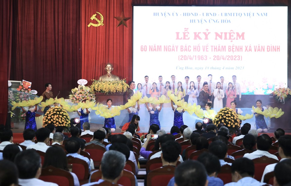 Quang cảnh Lễ kỷ niệm.