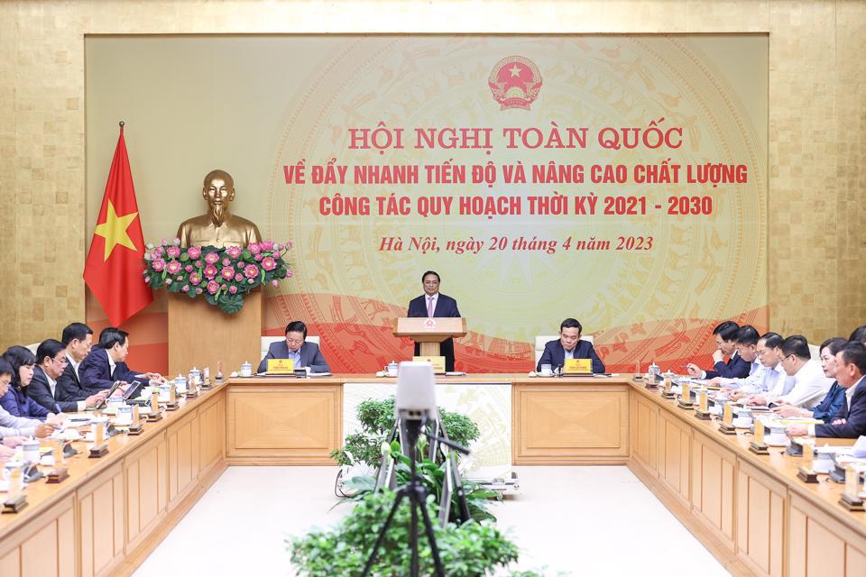 Hội nghị to&agrave;n quốc đẩy nhanh tiến độ, n&acirc;ng cao chất lượng c&ocirc;ng t&aacute;c quy hoạch.