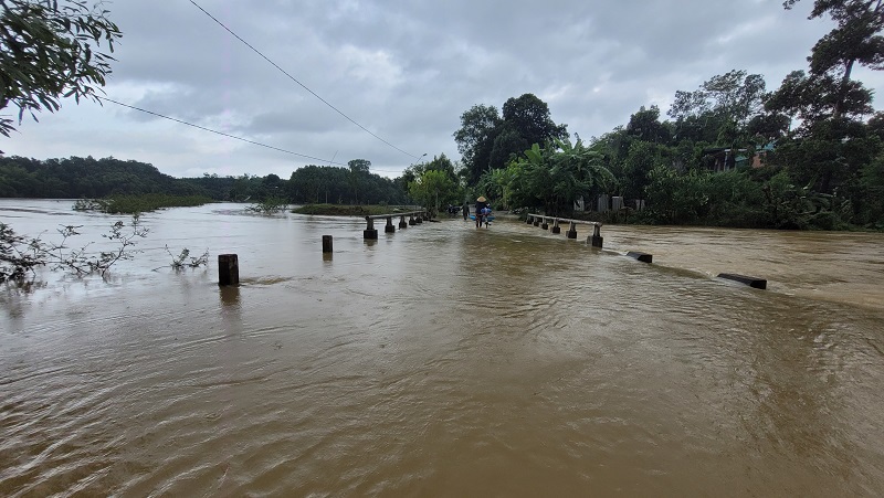 Mưa lớn g&acirc;y ngập lụt, c&ocirc; lập nhiều địa phương ở tỉnh H&agrave; Tĩnh (ảnh chụp năm 2022)&nbsp;