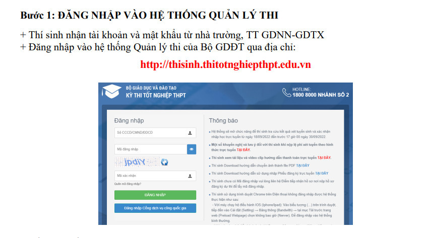 Chính thức đăng ký dự thi tốt nghiệp THPT 2023 - Ảnh 1