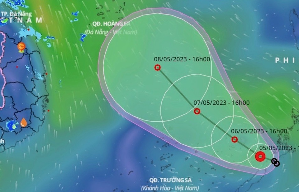&Aacute;p thấp nhiệt đới &iacute;t c&oacute; khả năng ảnh hưởng đến đất liền Việt Nam.