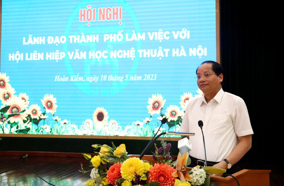 Trưởng Ban tuy&ecirc;n gi&aacute;o Th&agrave;nh ủy Nguyễn Do&atilde;n Toản ph&aacute;t biểu kết luận tại Hội nghị.