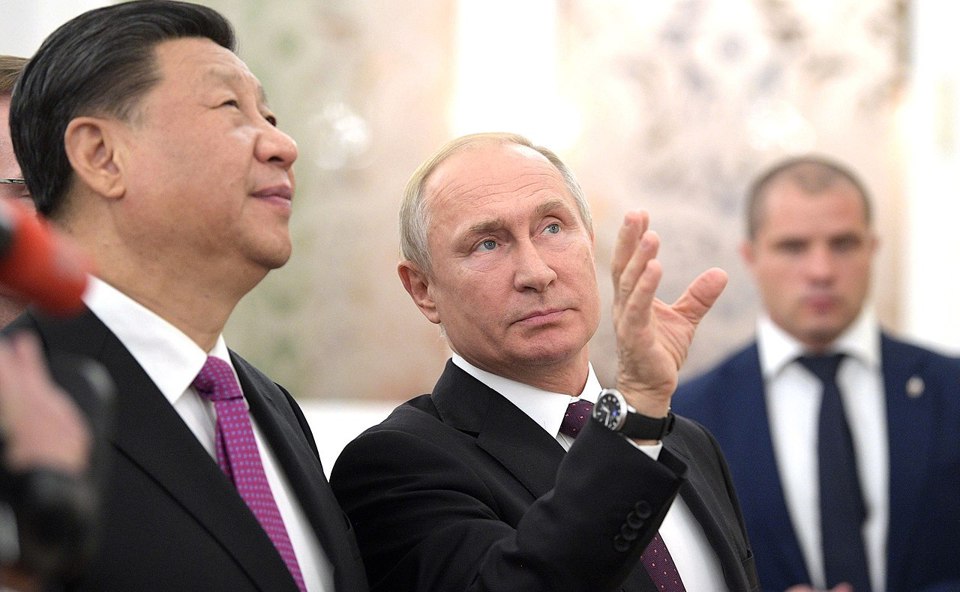 Tổng thống Nga Vladimir Putin v&agrave; Chủ tịch Trung Quốc Tập Cận B&igrave;nh c&oacute; tầm nh&igrave;n chung về Chiến tranh Lạnh mới. Nguồn: Asia Times