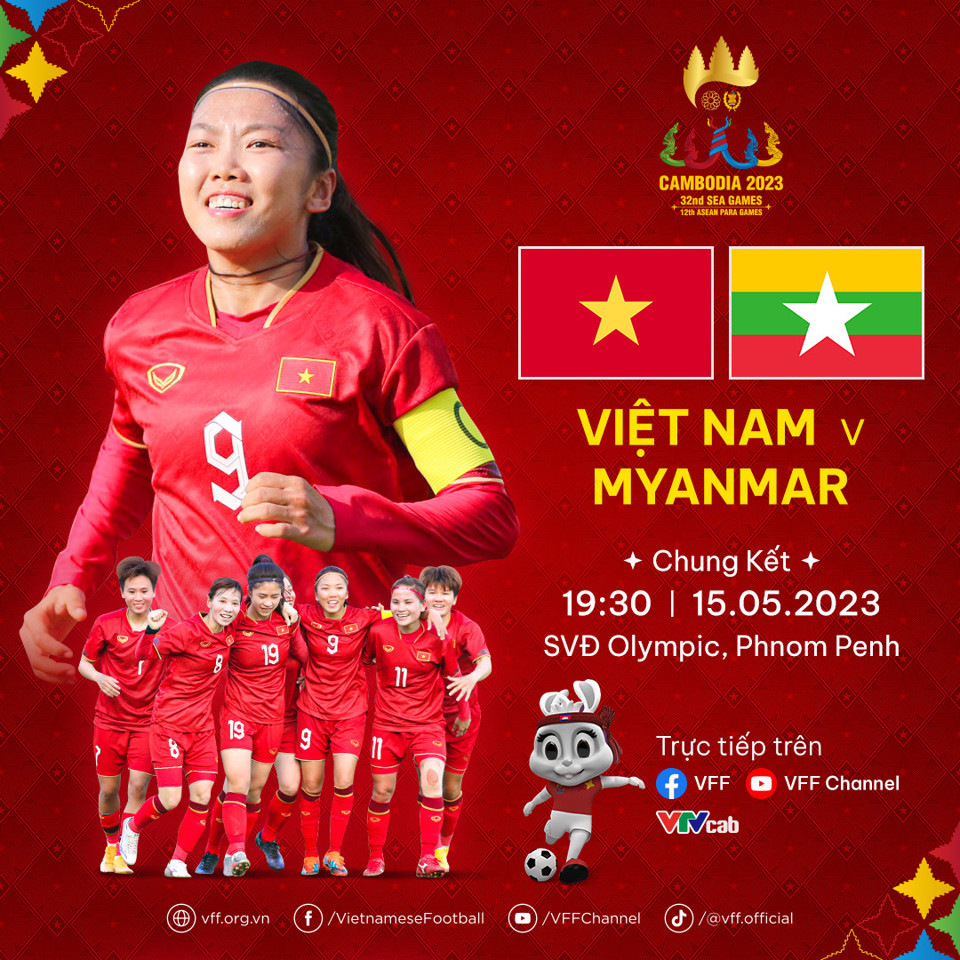 Trực tiếp chung kết bóng đá nữ SEA Games 32 giữa Việt Nam và Myanmar - Ảnh 1