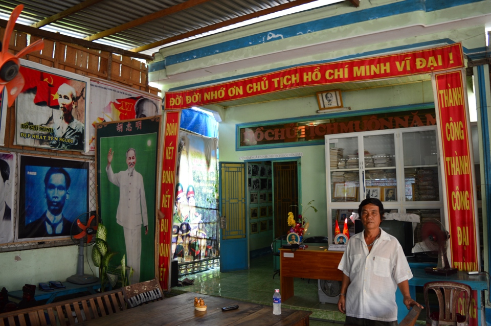 Thư viện B&aacute;c Hồ của &ocirc;ng Nguyễn Văn Nhung.
