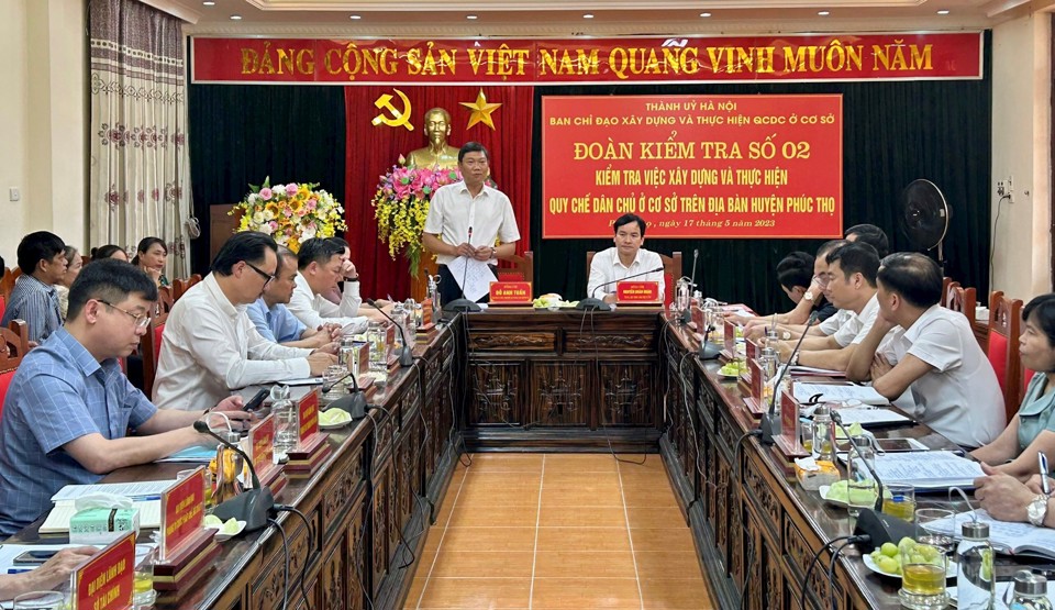 Quang cảnh cuộc kiểm tra.