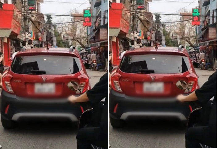 Hà Nội xử phạt lái xe ô tô đi vào đường cấm qua tin báo facebook - Ảnh 1