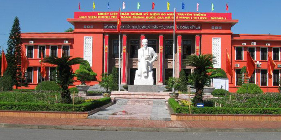 Học viện Ch&iacute;nh trị quốc gia Hồ Ch&iacute; Minh.