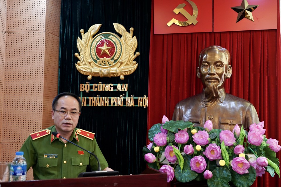 Thiếu tướng Nguyễn Thanh T&ugrave;ng, Ph&oacute; Gi&aacute;m đốc C&ocirc;ng an TP H&agrave; Nội.&nbsp;