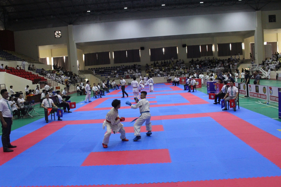 600 vận động viên tranh tài tại Karate Cup Hanoisme mở rộng 2023 - Ảnh 1