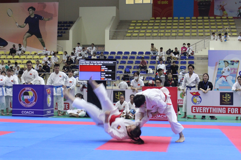 600 vận động viên tranh tài tại Karate Cup Hanoisme mở rộng 2023 - Ảnh 4