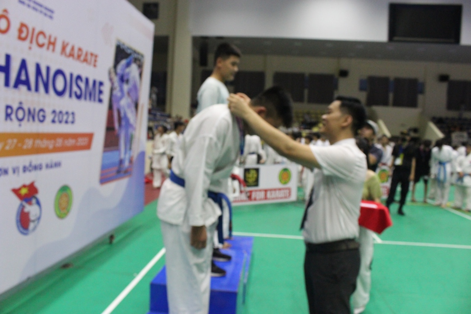 600 vận động viên tranh tài tại Karate Cup Hanoisme mở rộng 2023 - Ảnh 7