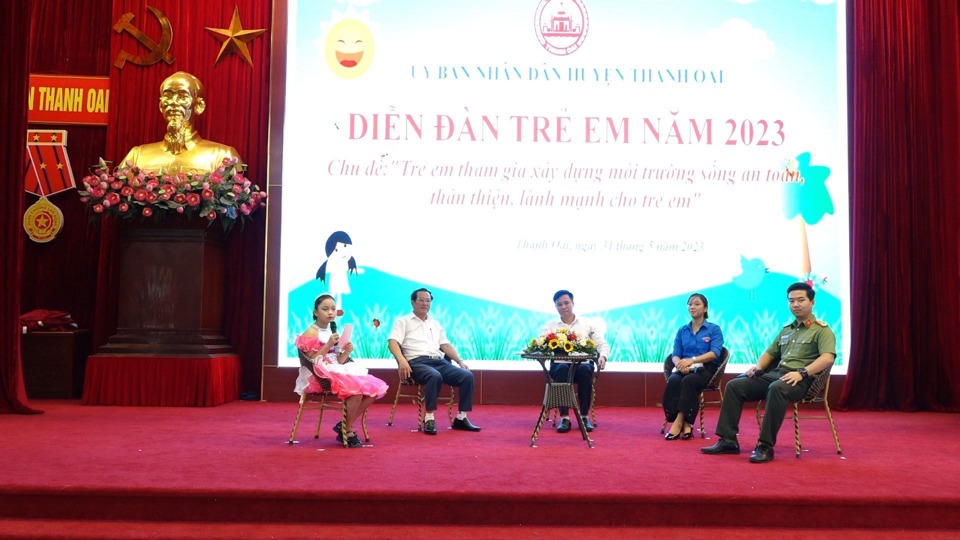 Huyện Thanh Oai: Chăm lo toàn diện cho trẻ em   - Ảnh 2