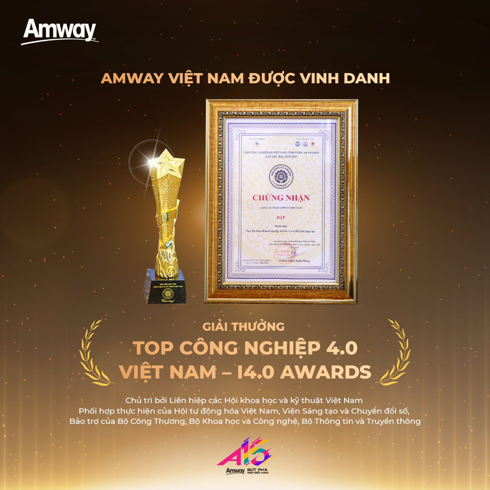 Amway Việt Nam vinh dự nhận giải thưởng Top Công nghiệp 4.0 Việt Nam - Ảnh 2