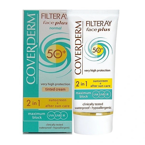 Kem chống nắng COVERDERM FILTERAY FACE PLUS SPF 50+ NORMAL TINTED (COOL BEIGE) được sản xuất bởi doanh nghiệp FARMECO S.A &ndash; Hy Lạp,. Tại Việt Nam, sản phẩm được ph&acirc;n phối bởi C&ocirc;ng ty cổ phần thương mại dược mỹ phẩm Đ&agrave;o Tiến (địa chỉ: 138 đường số 3, KDC Trung Sơn, x&atilde; B&igrave;nh Hưng, huyện B&igrave;nh Ch&aacute;nh, TP HCM)