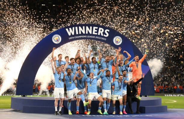 Khoảnh khắc Manchester City l&agrave; v&ocirc; địch của Cup C1 ch&acirc;u &Acirc;u 2023/2024.