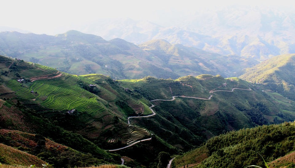 Tỉnh lộ 176 đoạn qua huyện Y&ecirc;n Minh, H&agrave; Giang.