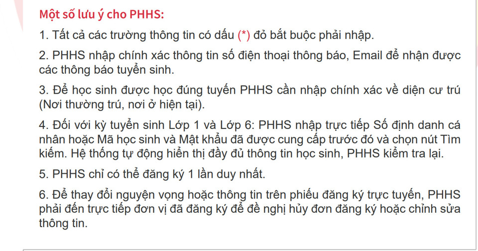 Sở GD&ĐT Hà Nội hướng dẫn quy trình đăng ký tuyển sinh đầu cấp - Ảnh 5