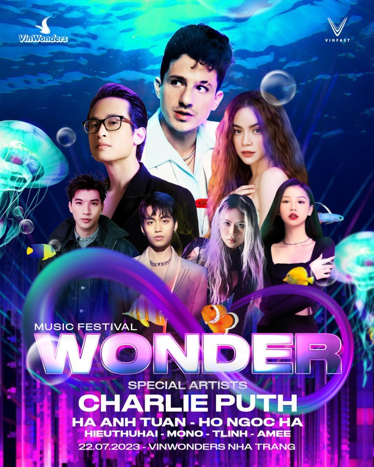 8Wonder mở bán vé - công bố dàn sao Việt biểu diễn cùng Charlie Puth - Ảnh 1