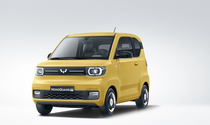 Mẫu xe điện mini Wuling HongGuang được lắp r&aacute;p tại nh&agrave; m&aacute;y &ocirc; t&ocirc; của TMT tại Hưng Y&ecirc;n