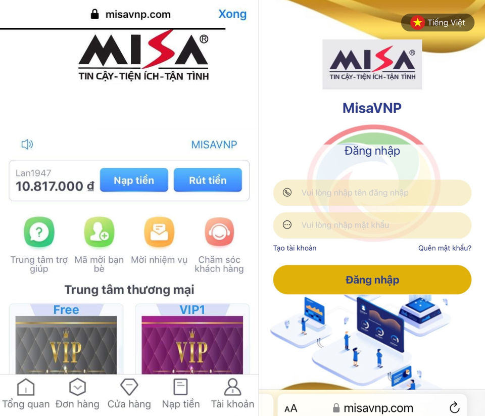 MISA cảnh báo phương thức lừa đảo giả mạo chiếm đoạt tài sản - Ảnh 1