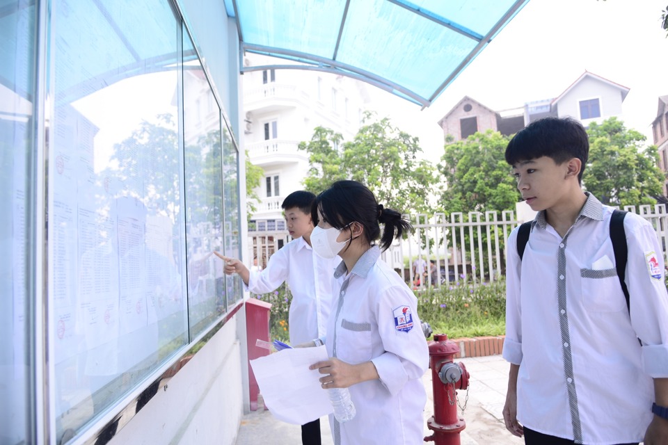 Hà Nội công bố điểm chuẩn lớp 10 công lập năm học 2023- 2024