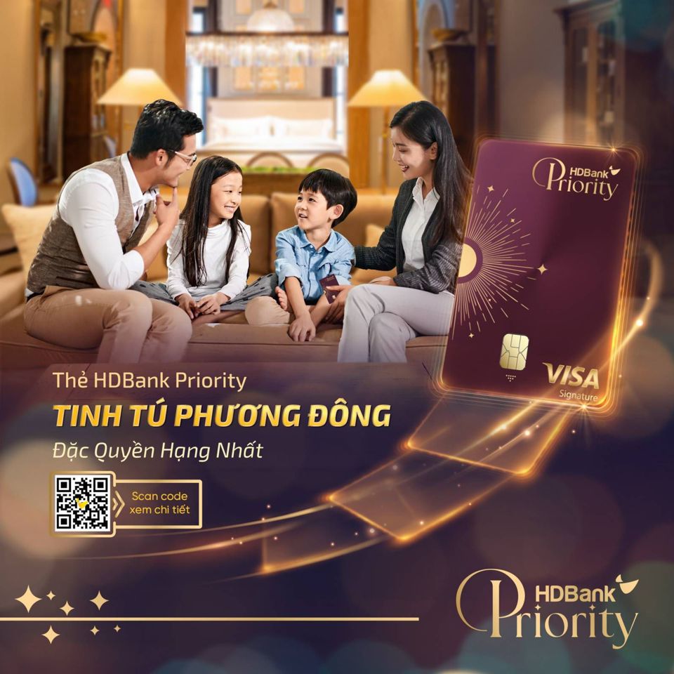 Trải nghiệm HDBank Priority, kh&aacute;ch h&agrave;ng sẽ được tận hưởng nhiều đặc quyền đ&uacute;ng với tinh thần"Tận hưởng đặc quyền, gia tăng lợi &iacute;ch"&nbsp;