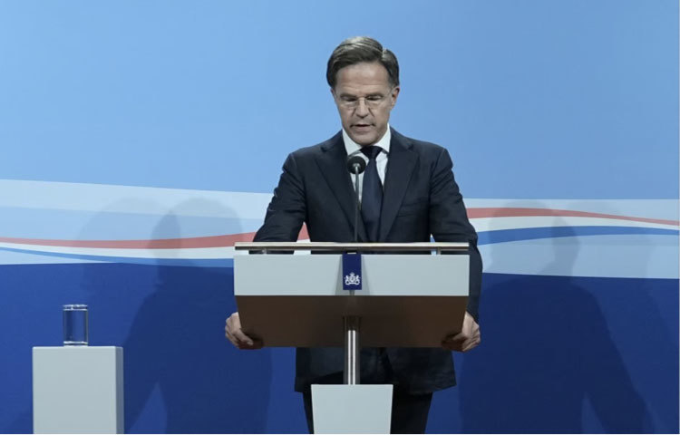 Ngay 7/7, Thủ tướng Mark Rutte tuy&ecirc;n bố từ chức. Ảnh: Getty