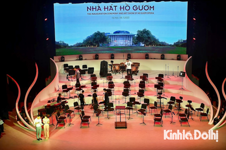 Nhà hát Hồ Gươm được coi là một trong những công trình biểu tượng về văn hóa, du lịch Thủ đô và Việt Nam.