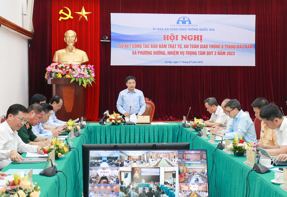 Ph&oacute; Chủ tịch Thường trực Ủy ban ATGT Quốc gia Nguyễn Văn Thắng đề ra những nhiệm vụ trọng t&acirc;m để đảm bảo TTATGT thời gian tới.