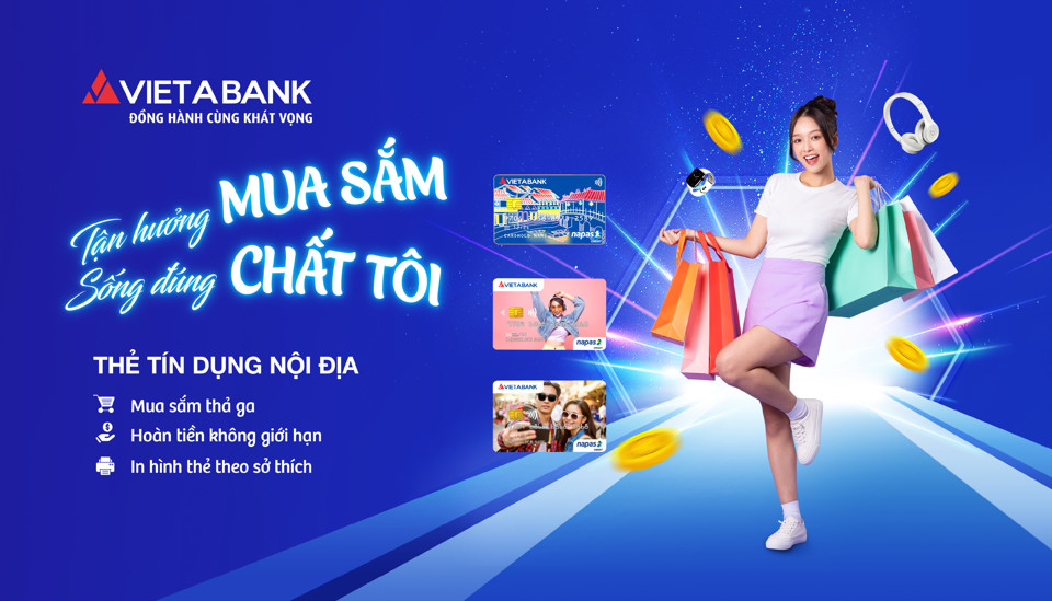 VietABank &ldquo;tr&igrave;nh l&agrave;ng&rdquo; thẻ t&iacute;n dụng nội địa mới