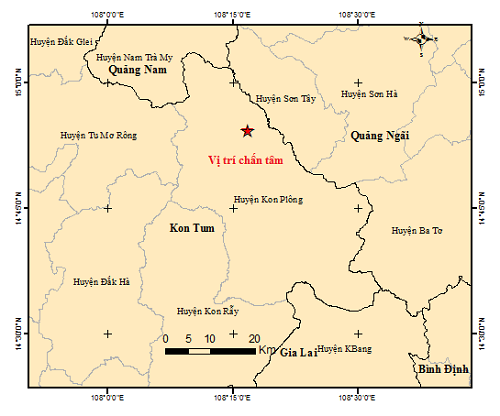Kon Tum: Liên tiếp xảy ra các trận động đất tại huyện Kon Plông - Ảnh 1
