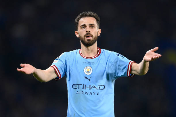 PSG quyết t&acirc;m chi&ecirc;u mộ&nbsp; Bernardo Silva khi đổi 2 cầu thủ cho Manchester City. Ảnh: Getty