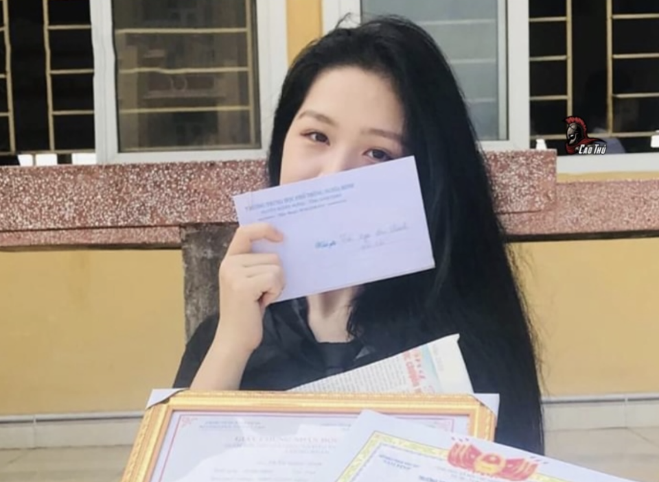 Trần Ngọc Đan Thanh- th&iacute; sinh duy nhất đạt điểm 10 Ngữ văn tại kỳ thi tốt nghiệp THPT 2023 (Ảnh: NVCC)