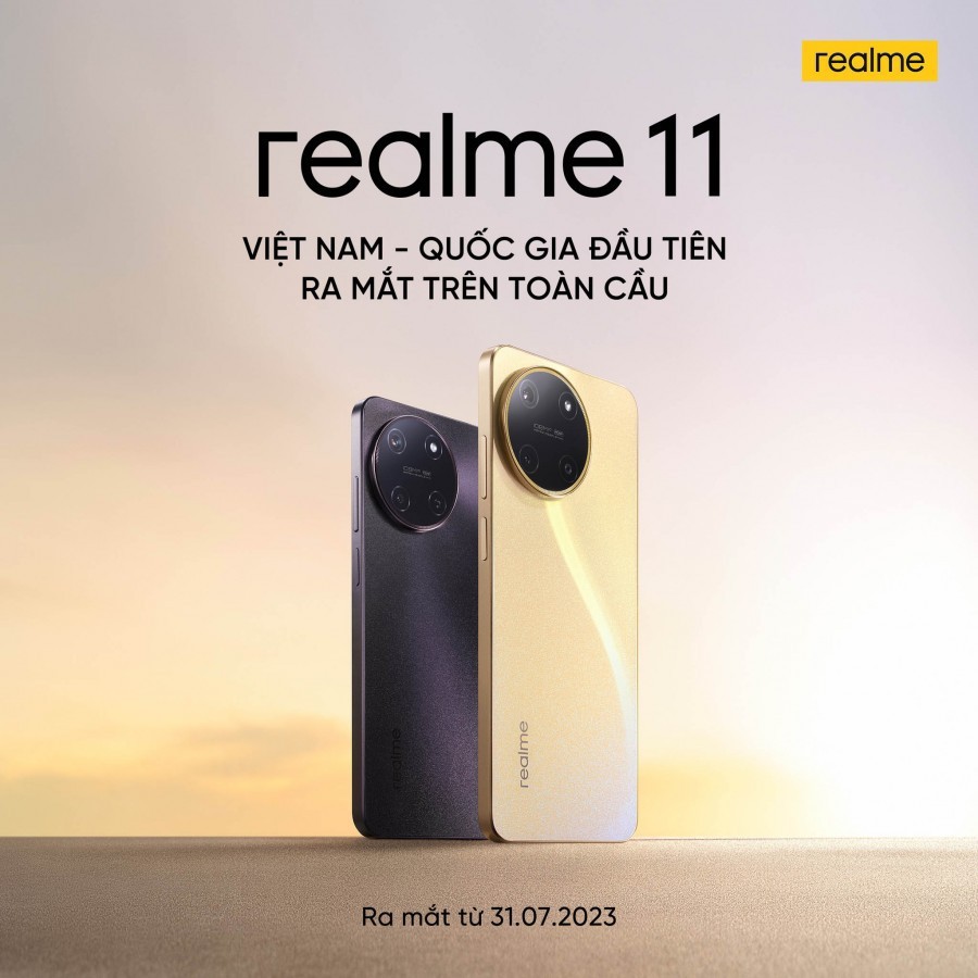 Realme 11 4G sắp ra mắt tr&ecirc;n to&agrave;n cầu