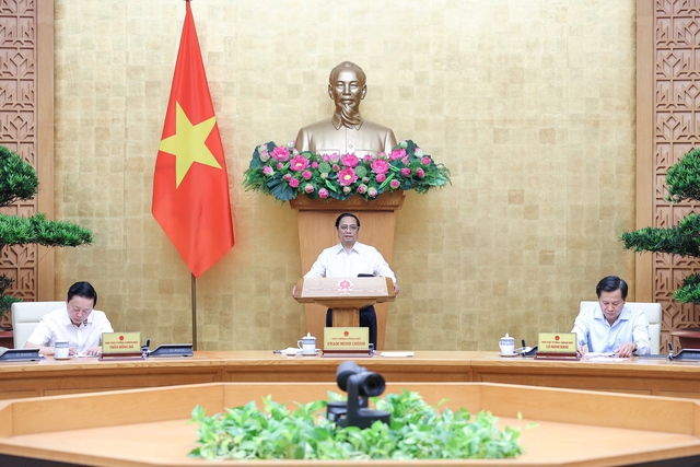 Thủ tướng Phạm Minh Ch&iacute;nh chủ tr&igrave; phi&ecirc;n họp Ch&iacute;nh phủ chuy&ecirc;n đề về x&acirc;y dựng ph&aacute;p luật th&aacute;ng 7/2023.