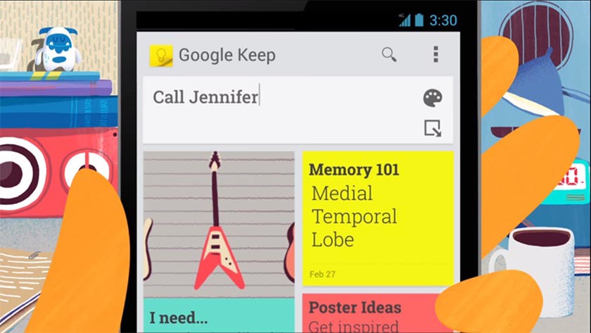 Google Keep l&agrave; một ứng dụng ghi ch&uacute; th&ocirc;ng dụng cho điện thoại