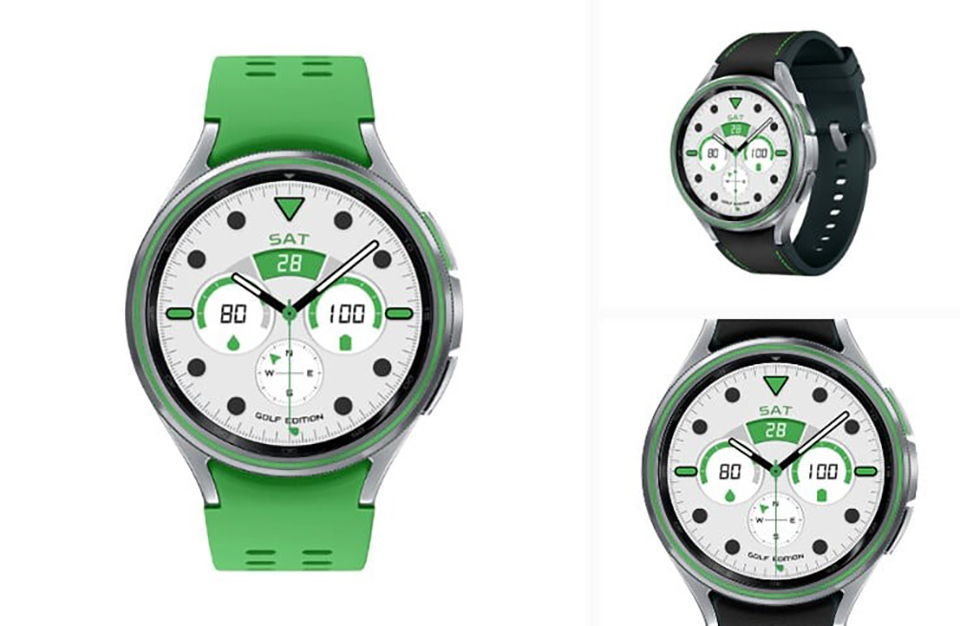 Galaxy Watch6 Classic Golf Edition đang được cung cấp tại thị trường H&agrave;n Quốc