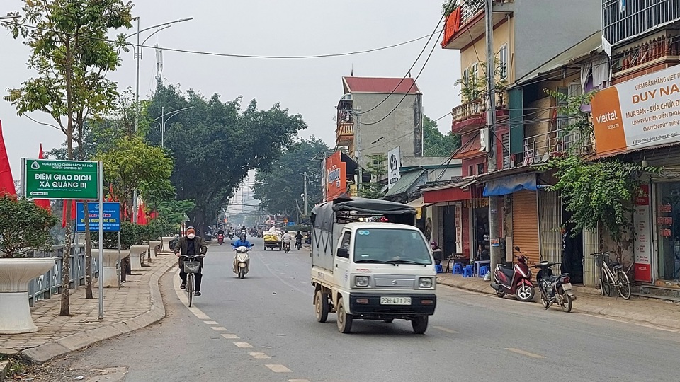 Khu vực trung t&acirc;m x&atilde; Quảng Bị.