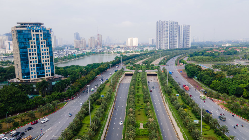 Đại lộ Thăng Long. Ảnh: Hải Linh