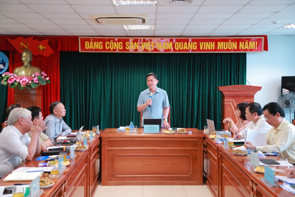 Phó Chủ tịch UBND TP Hà Minh Hải phát biểu tại buổi tọa đàm. Ảnh: Vũ Lê