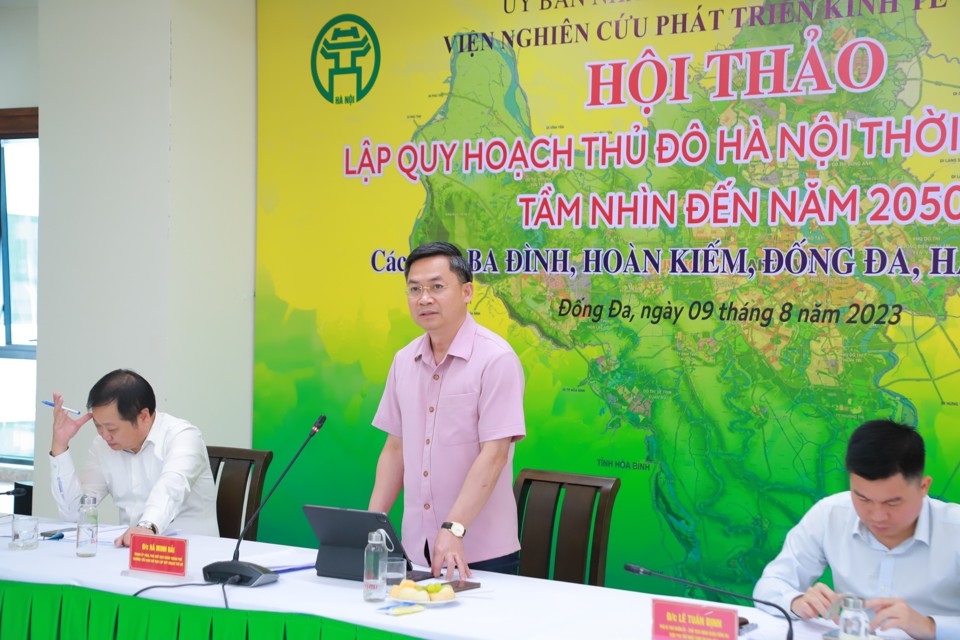 Ph&oacute; Chủ tịch UBND TP H&agrave; Nội H&agrave; Minh Hải kết luận hội thảo.