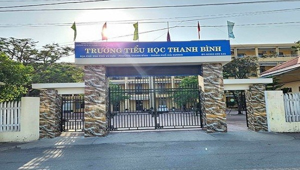 Trường tiểu học Thanh B&igrave;nh, Hải Dương. Ảnh CTV