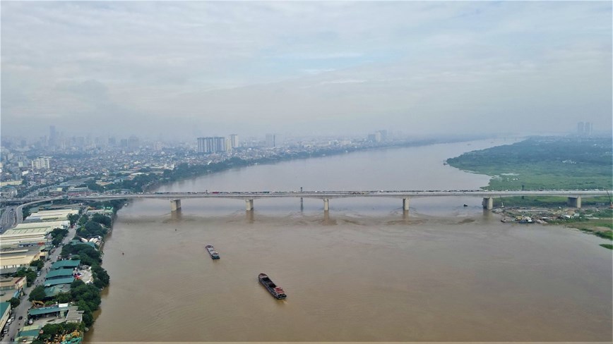 Chạy nước rút trước ngày thông xe cầu Vĩnh Tuy giai đoạn 2 - Ảnh 1