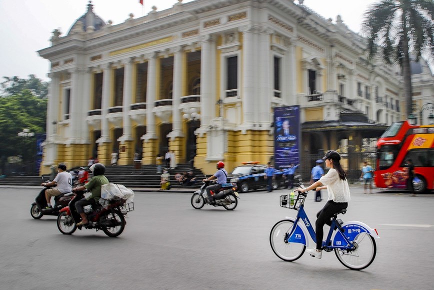 Hà Nội: Xe đạp công cộng bắt đầu xuống phố - Ảnh 9