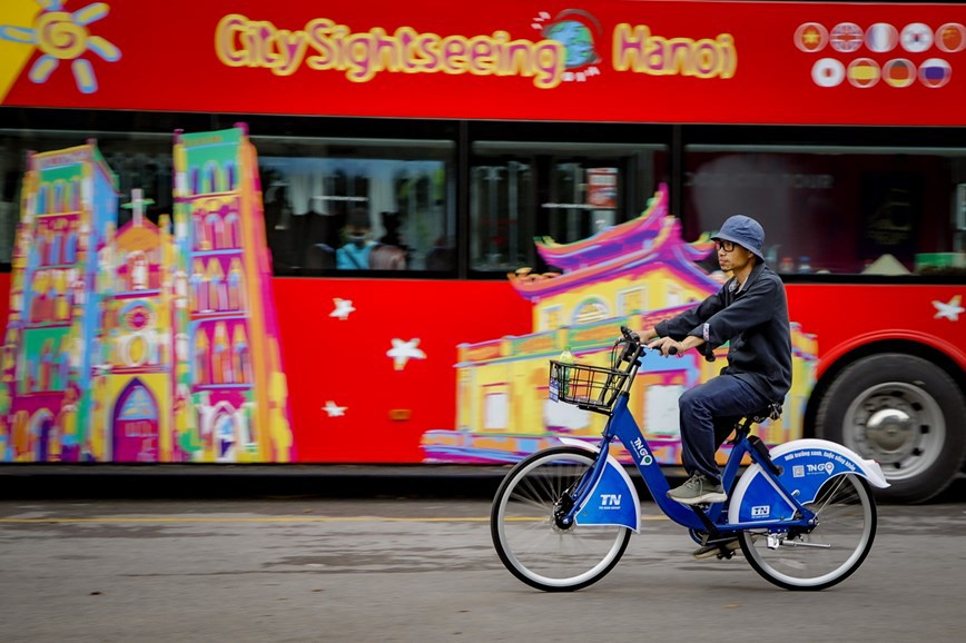 Hà Nội: Xe đạp công cộng bắt đầu xuống phố - Ảnh 10