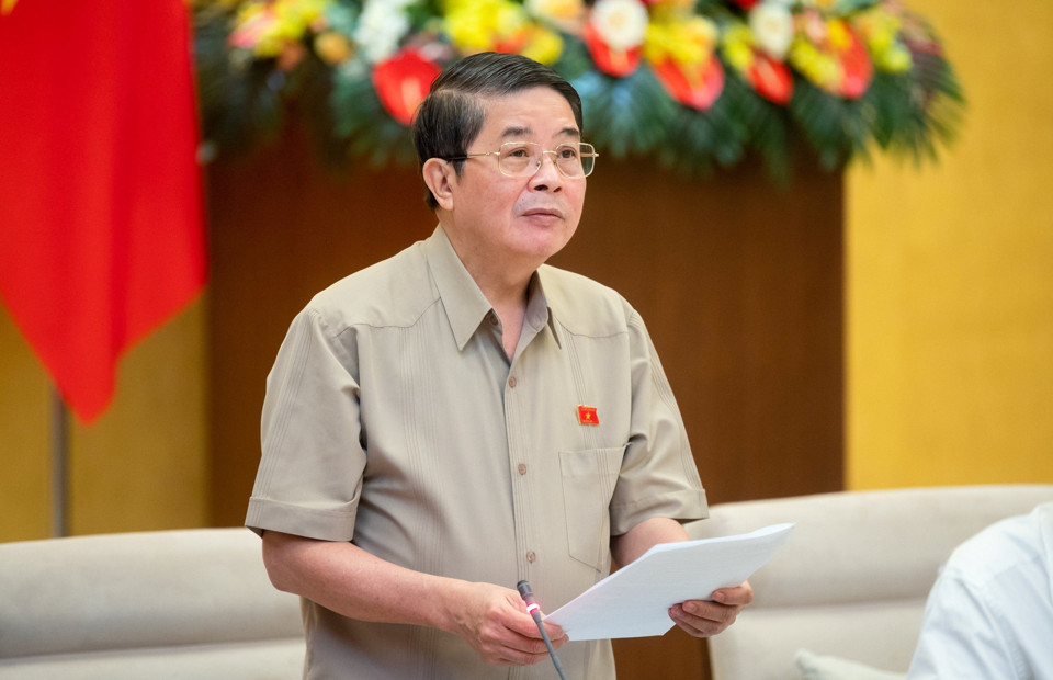 Ph&oacute; Chủ tịch Quốc hội Nguyễn Đức Hải&nbsp;kết luận nội dung thảo luận
