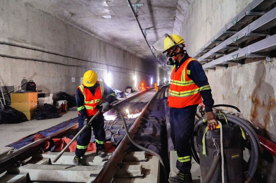 Cận cảnh nhà ga trung tâm đẹp nhất của tuyến metro số 1 - Ảnh 2