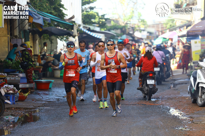 Hơn 6.000 người tham dự giải Marathon quốc tế Di sản Cần Thơ 2022. Ảnh BTC